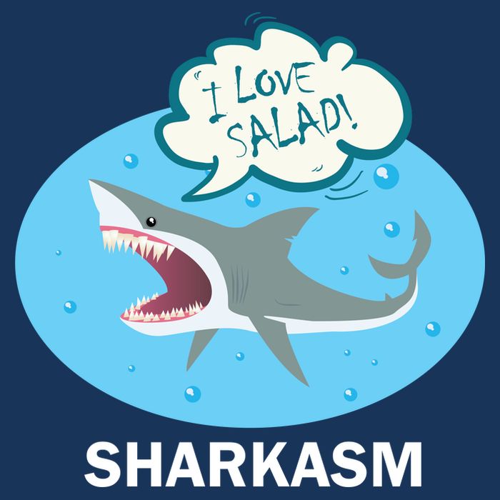 Sharkasm 7 Panel Mesh Trucker Snapback Hat