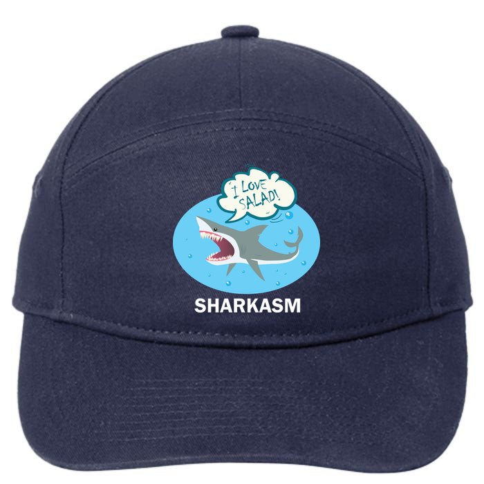 Sharkasm 7-Panel Snapback Hat