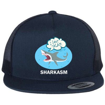 Sharkasm Flat Bill Trucker Hat