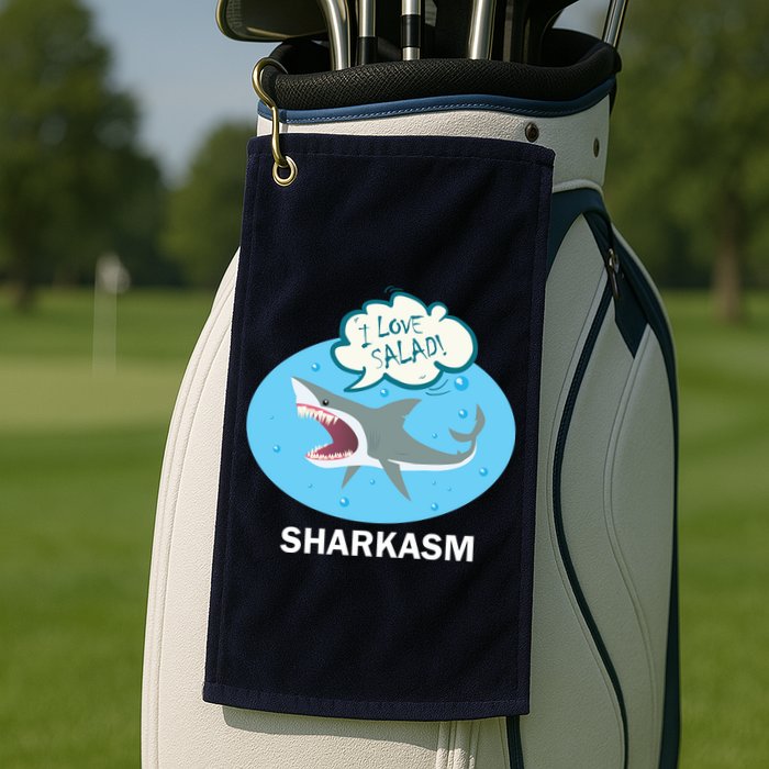 Sharkasm Golf Towel