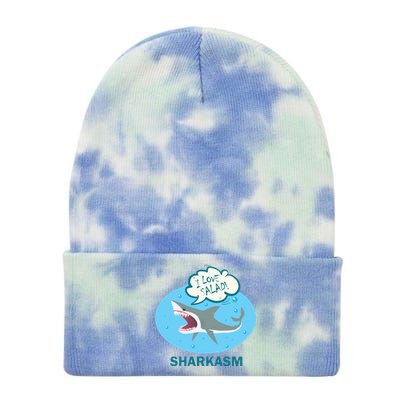 Sharkasm Tie Dye 12in Knit Beanie