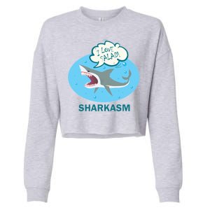 Sharkasm Cropped Pullover Crew