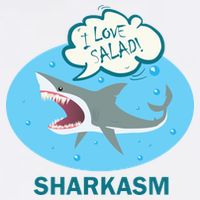 Sharkasm Garment-Dyed Sweatshirt