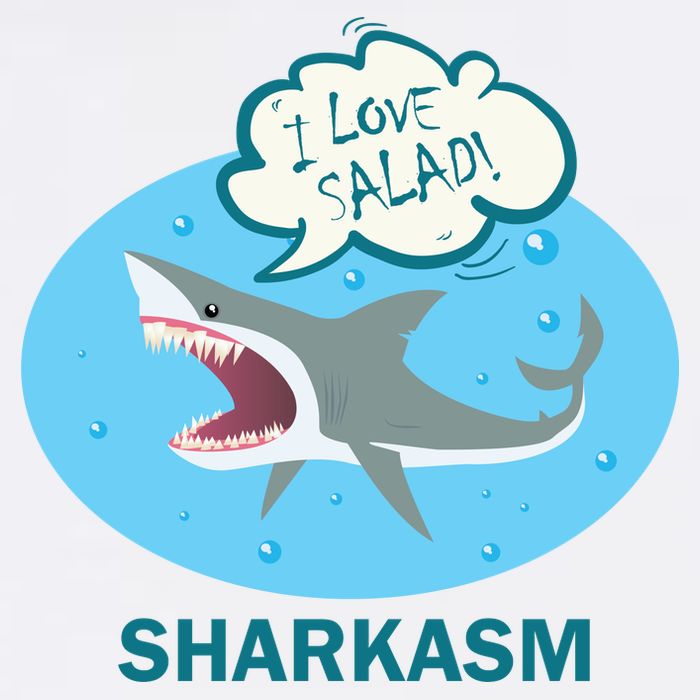 Sharkasm Garment-Dyed Sweatshirt