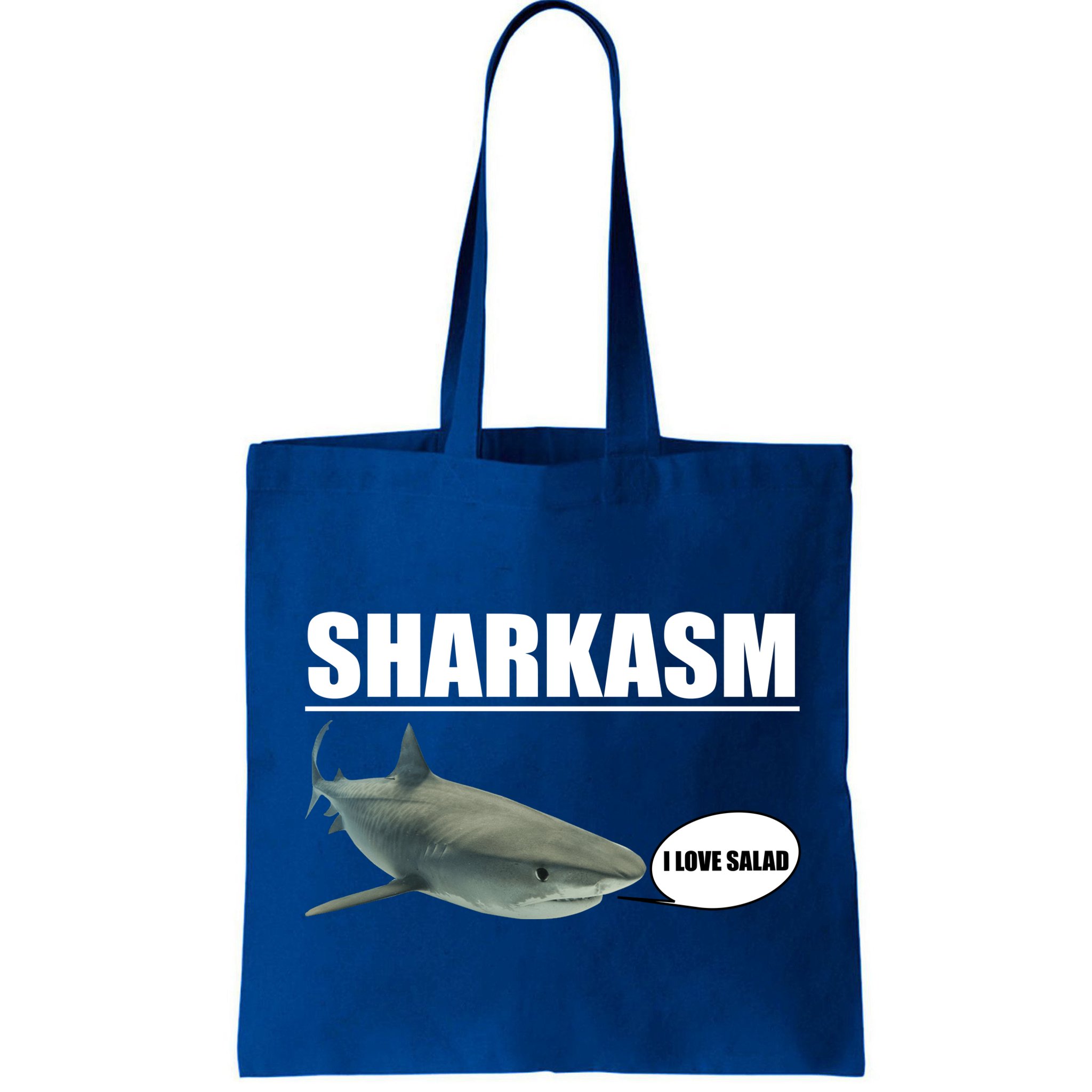 Sharkasm Funny Shark I Love Salad Bag