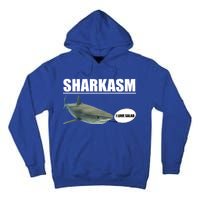 Sharkasm Funny Shark I Love Salad Tall Hoodie