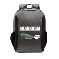 Sharkasm Funny Shark I Love Salad Vector Backpack