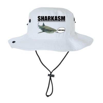 Sharkasm Funny Shark I Love Salad Legacy Cool Fit Booney Bucket Hat