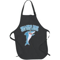 Sharks Hug With Their Mouth Apron