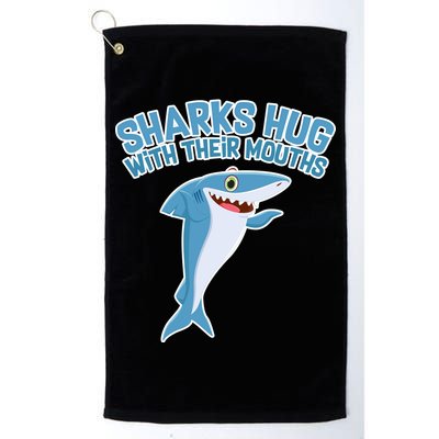 Sharks Hug With Their Mouth Golf Towel
