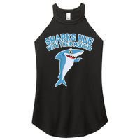 Sharks Hug With Their Mouth Women's Perfect Tri Rocker Tank