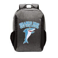 Sharks Hug With Their Mouth Vector Backpack