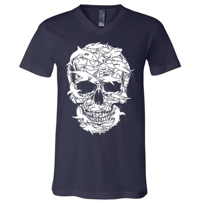 Sharks of Death V-Neck T-Shirt