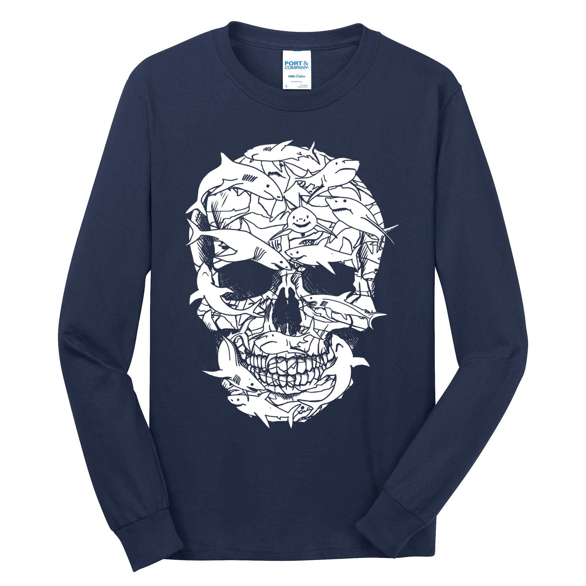 Sharks of Death Tall Long Sleeve T-Shirt