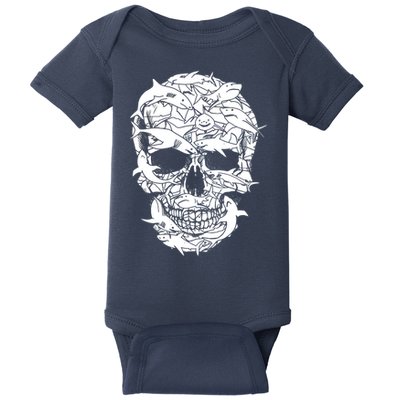 Sharks of Death Baby Bodysuit