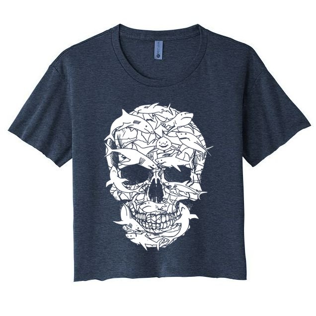 Sharks of Death Crop Top