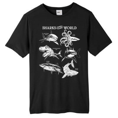 Sharks Of The World Tall Fusion ChromaSoft Performance T-Shirt