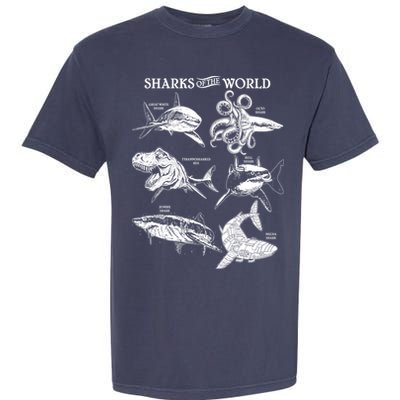 Sharks Of The World Garment-Dyed Heavyweight T-Shirt