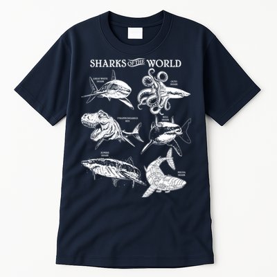 Sharks Of The World Tall T-Shirt