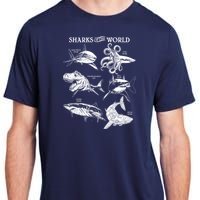 Sharks Of The World Adult ChromaSoft Performance T-Shirt