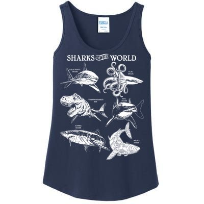 Sharks Of The World Ladies Essential Tank