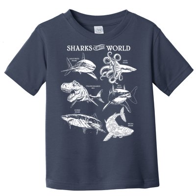 Sharks Of The World Toddler T-Shirt