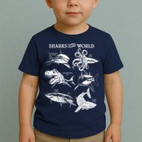 Sharks Of The World Toddler T-Shirt