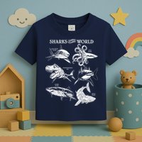 Sharks Of The World Toddler T-Shirt