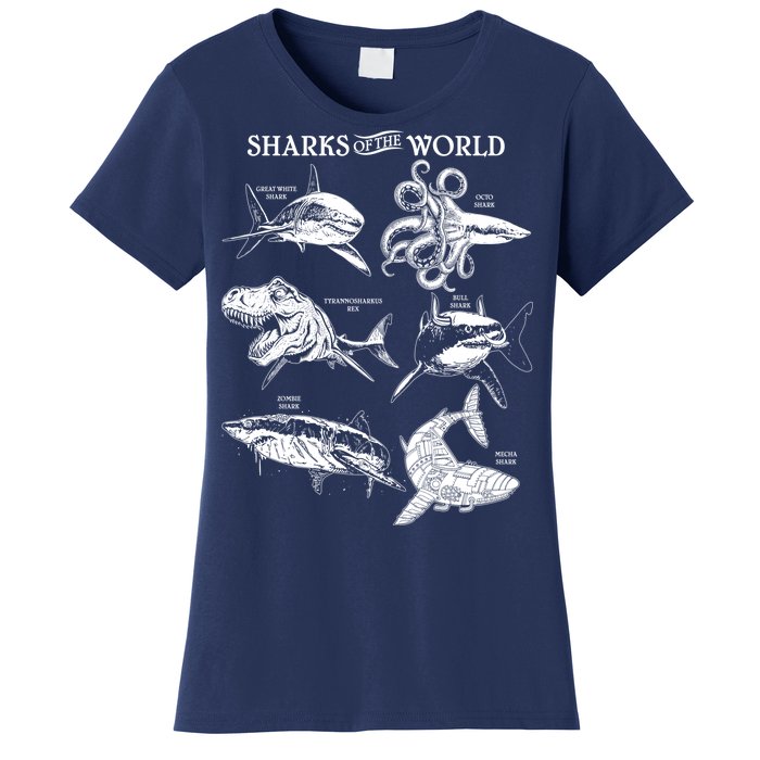 Sharks Of The World Women's T-Shirt