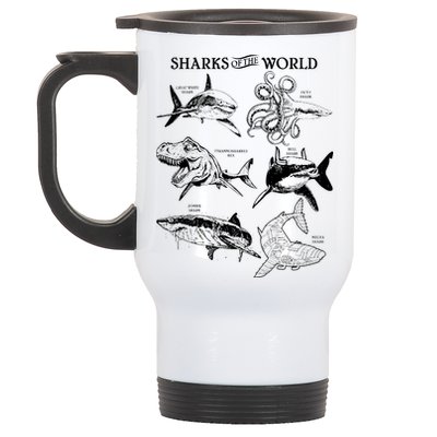 Sharks Of The World Stainless Steel Travel Mug