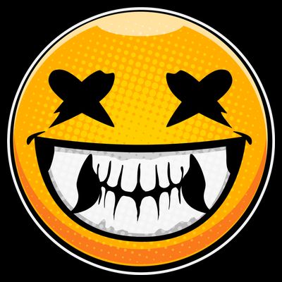 Sharp Toothed Smiley Creepy Emoji T-Shirt