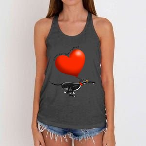 Stolen Heart Black Hound Women's Knotted Racerback Tank