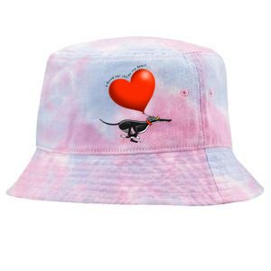 Stolen Heart Black Hound Tie-Dyed Bucket Hat