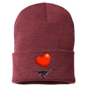 Stolen Heart Black Hound Sustainable Knit Beanie