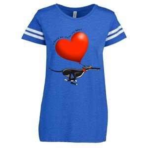 Stolen Heart Black Hound Enza Ladies Jersey Football T-Shirt