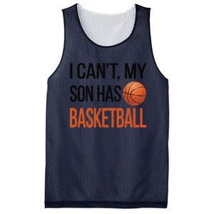 Son Has Basketball Mom Basketball Player Mom Funny Gift Mesh Reversible Basketball Jersey Tank