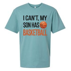 Son Has Basketball Mom Basketball Player Mom Funny Gift Sueded Cloud Jersey T-Shirt