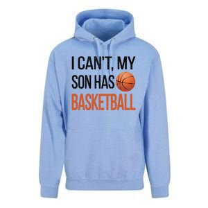 Son Has Basketball Mom Basketball Player Mom Funny Gift Unisex Surf Hoodie