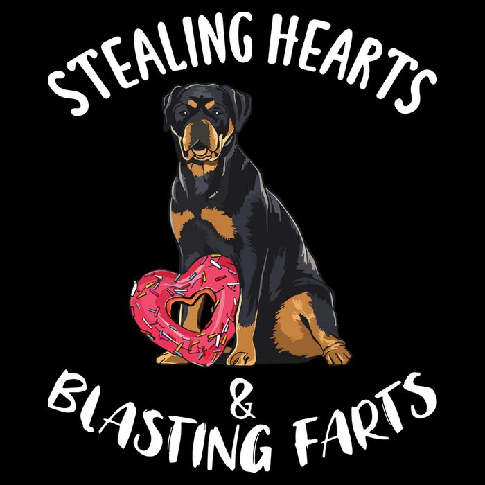 Stealing Hearts Blasting Farts Rottweiler Valentines Day City Backpack