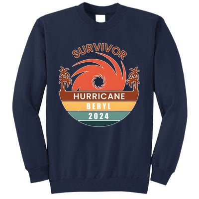 Survivor Hurricane Beryl 2024 Tall Sweatshirt