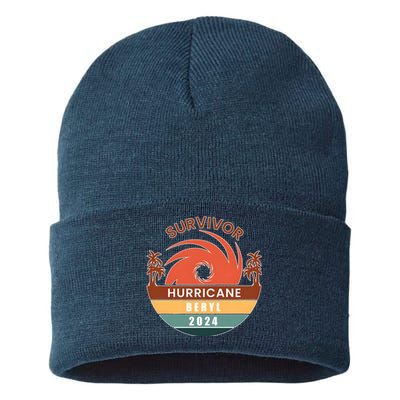 Survivor Hurricane Beryl 2024 Sustainable Knit Beanie