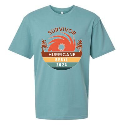 Survivor Hurricane Beryl 2024 Sueded Cloud Jersey T-Shirt