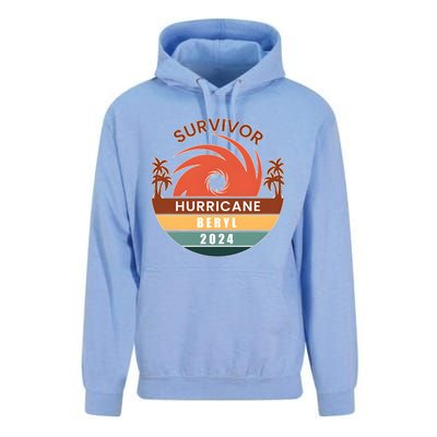 Survivor Hurricane Beryl 2024 Unisex Surf Hoodie