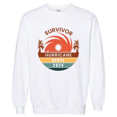 Survivor Hurricane Beryl 2024 Garment-Dyed Sweatshirt