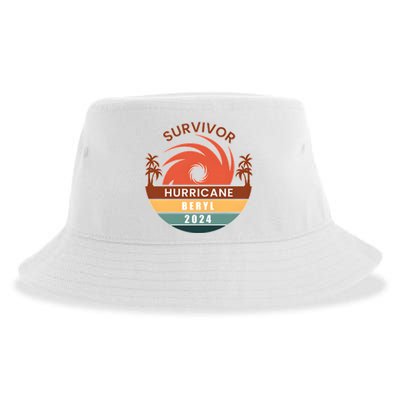 Survivor Hurricane Beryl 2024 Sustainable Bucket Hat