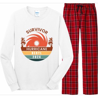 Survivor Hurricane Beryl 2024 Long Sleeve Pajama Set