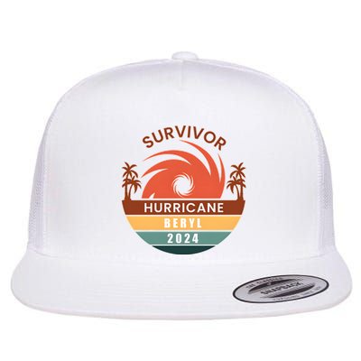 Survivor Hurricane Beryl 2024 Flat Bill Trucker Hat