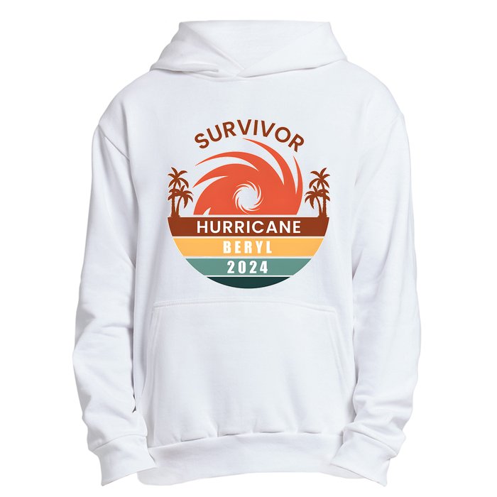 Survivor Hurricane Beryl 2024 Urban Pullover Hoodie