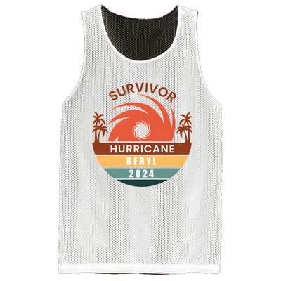 Survivor Hurricane Beryl 2024 Mesh Reversible Basketball Jersey Tank