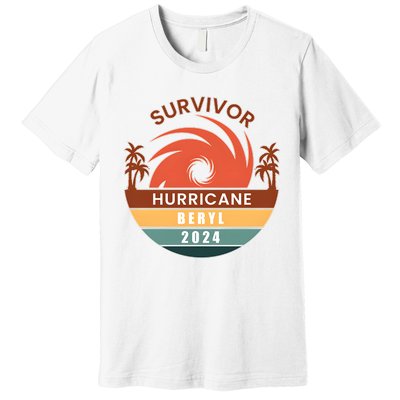 Survivor Hurricane Beryl 2024 Premium T-Shirt